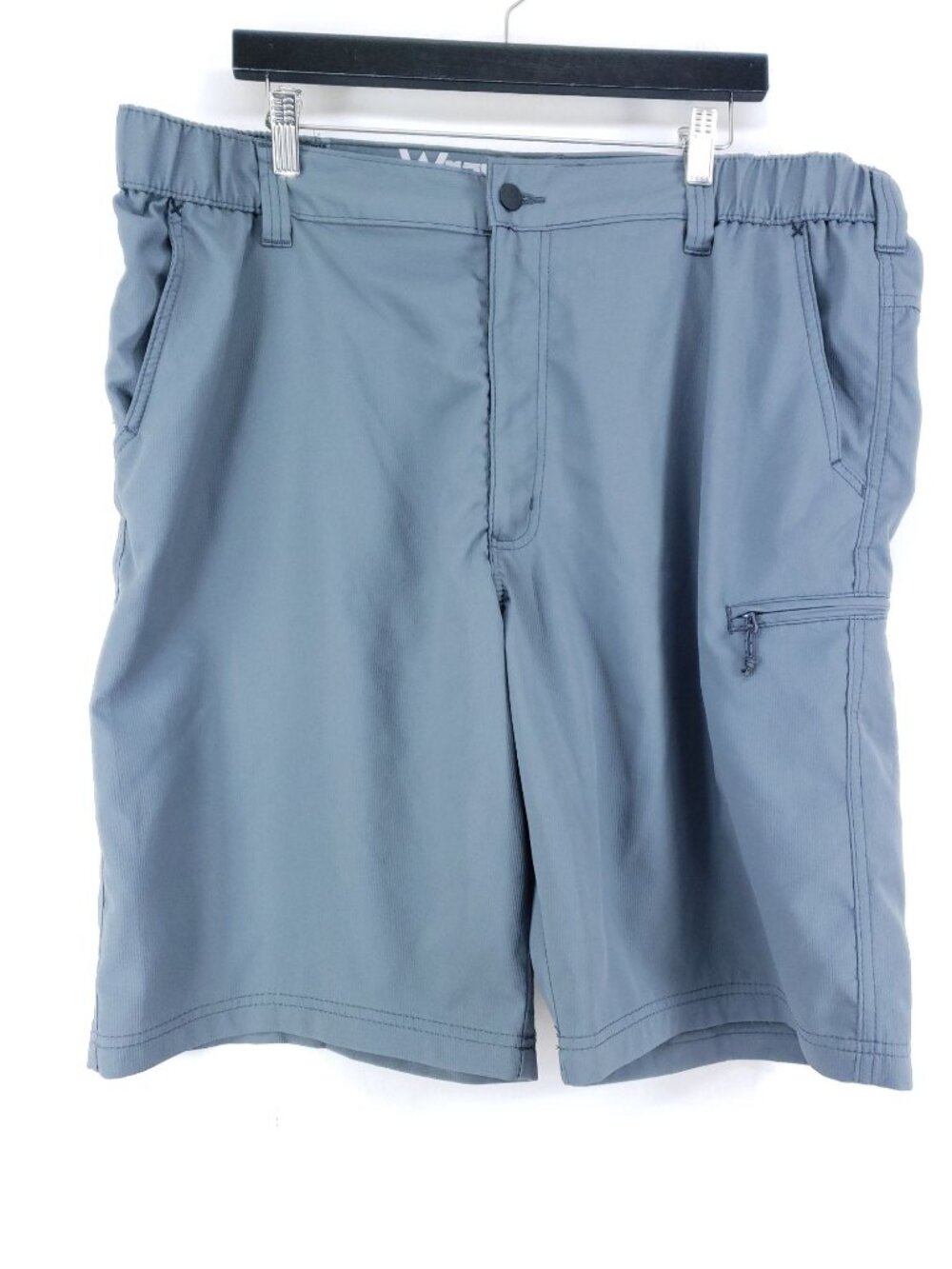 Wrangler Mens Size 40 Performance Flex Gray Cargo Shorts